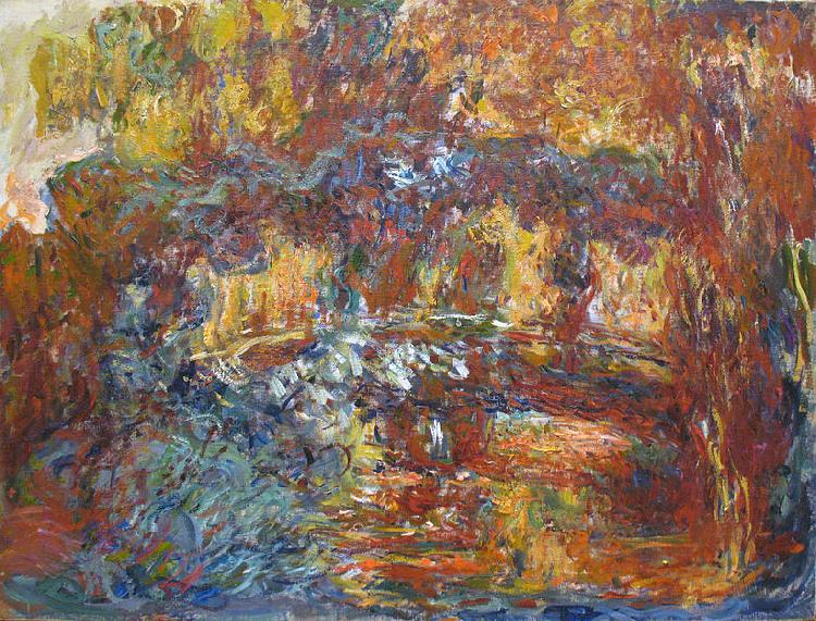 Claude Monet The Japanese Footbridge oil painting image